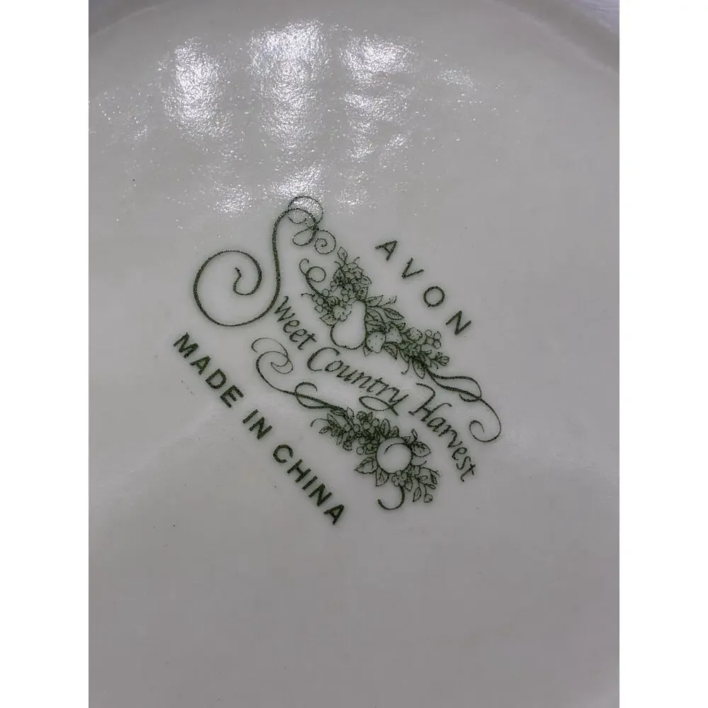 Avon 1988 Sweet Country Harvest Pear Canister – Vintage Ceramic Kitchen Crock
